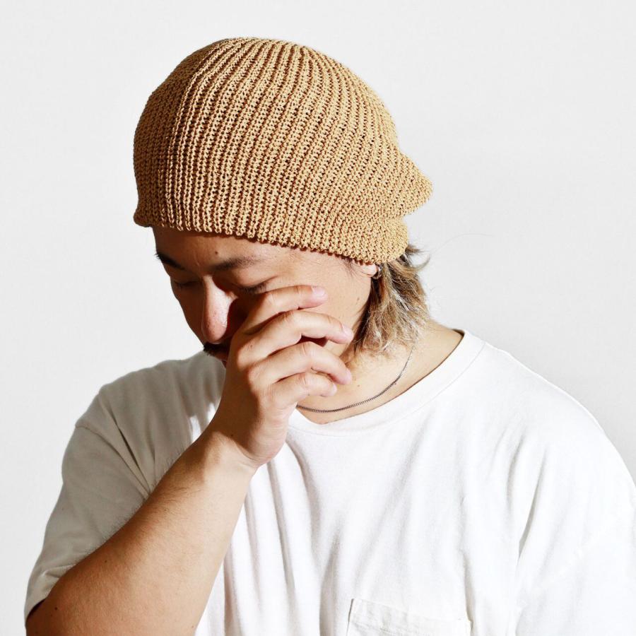 ベレー帽 春夏 ニットベレー 涼しい 帽子 サマーベレー ペーパーヤーン
