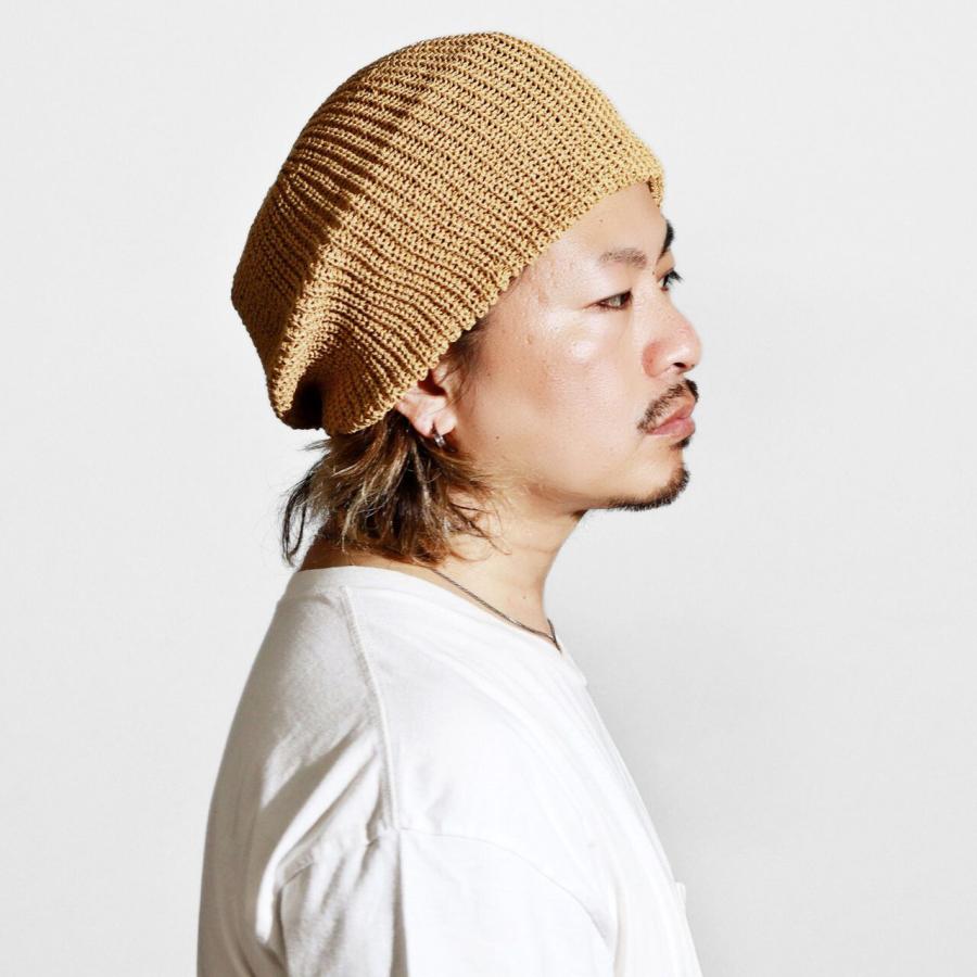 ベレー帽 春夏 ニットベレー 涼しい 帽子 サマーベレー ペーパーヤーン