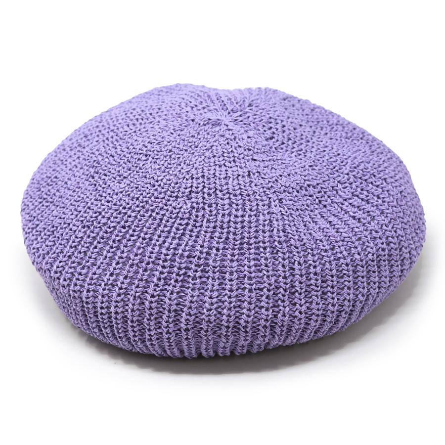 ベレー帽 春夏 ニットベレー 涼しい 帽子 サマーベレー ペーパーヤーン