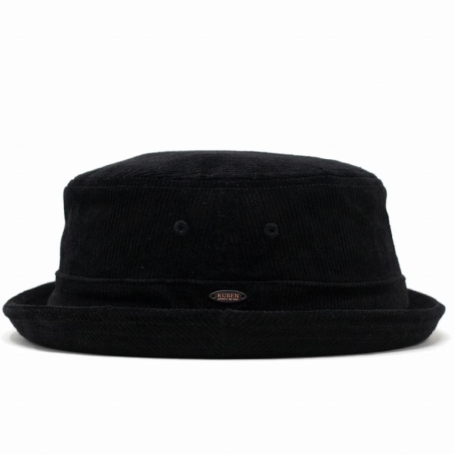 コーデュロイ ハット ポークパイハット 秋冬 帽子 ポークパイ