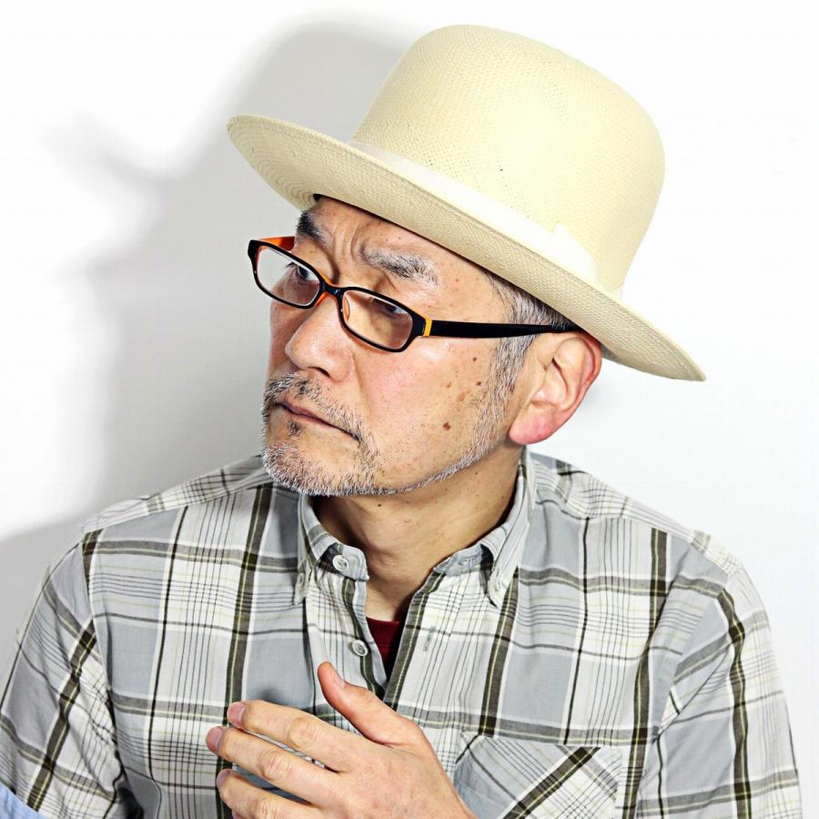 Sorbatti フェドーラ 麦わら帽子 Lサイズ 帽子 メンズ 夏用 大きいサイズ 父の日 中折れハット 麦わら帽子