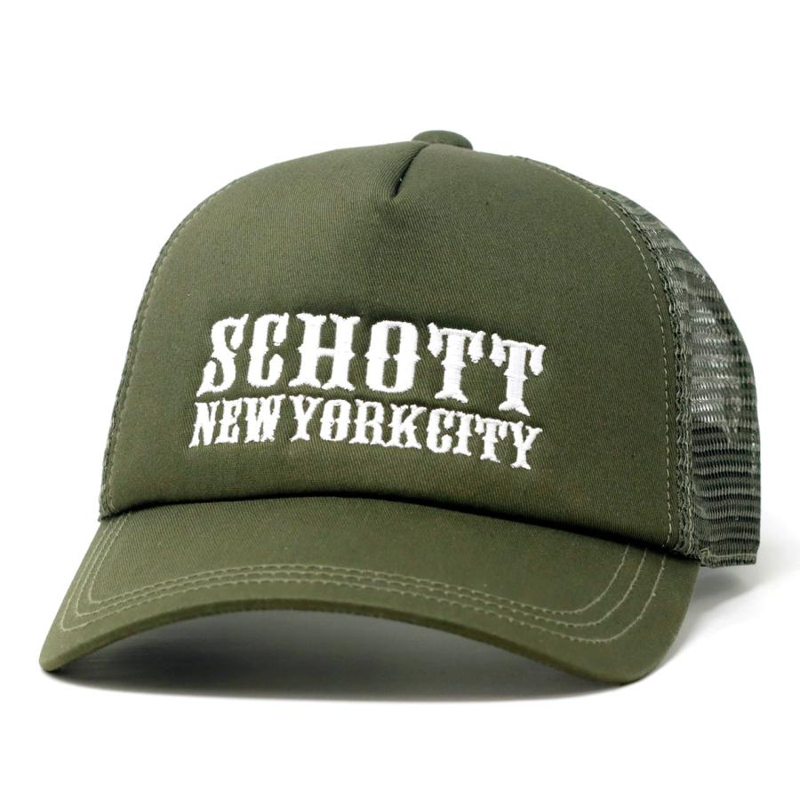 メッシュキャップ コットン Schott N.Y.C カジュアル メンズ ギフト 誕生日 帽子 キャップ ブラック ショット ホワイト フリーサイズ 大きいサイズ 男性｜elehelm-hatstore｜18