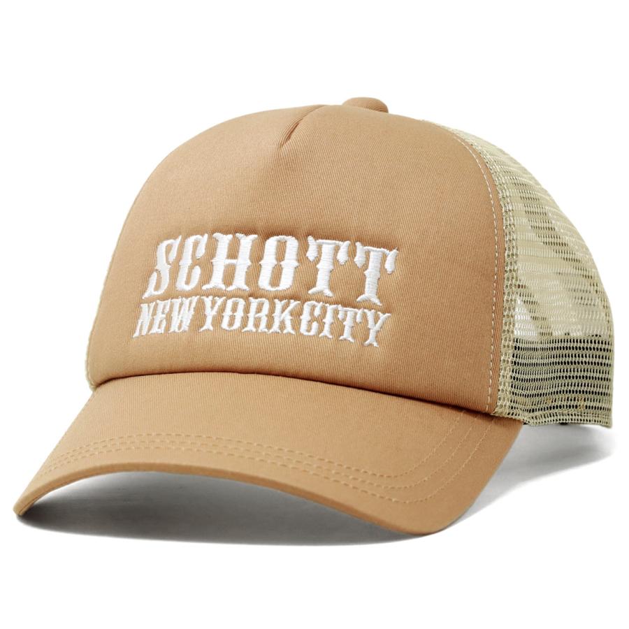 メッシュキャップ コットン Schott N.Y.C カジュアル メンズ ギフト 誕生日 帽子 キャップ ブラック ショット ホワイト フリーサイズ 大きいサイズ 男性｜elehelm-hatstore｜12