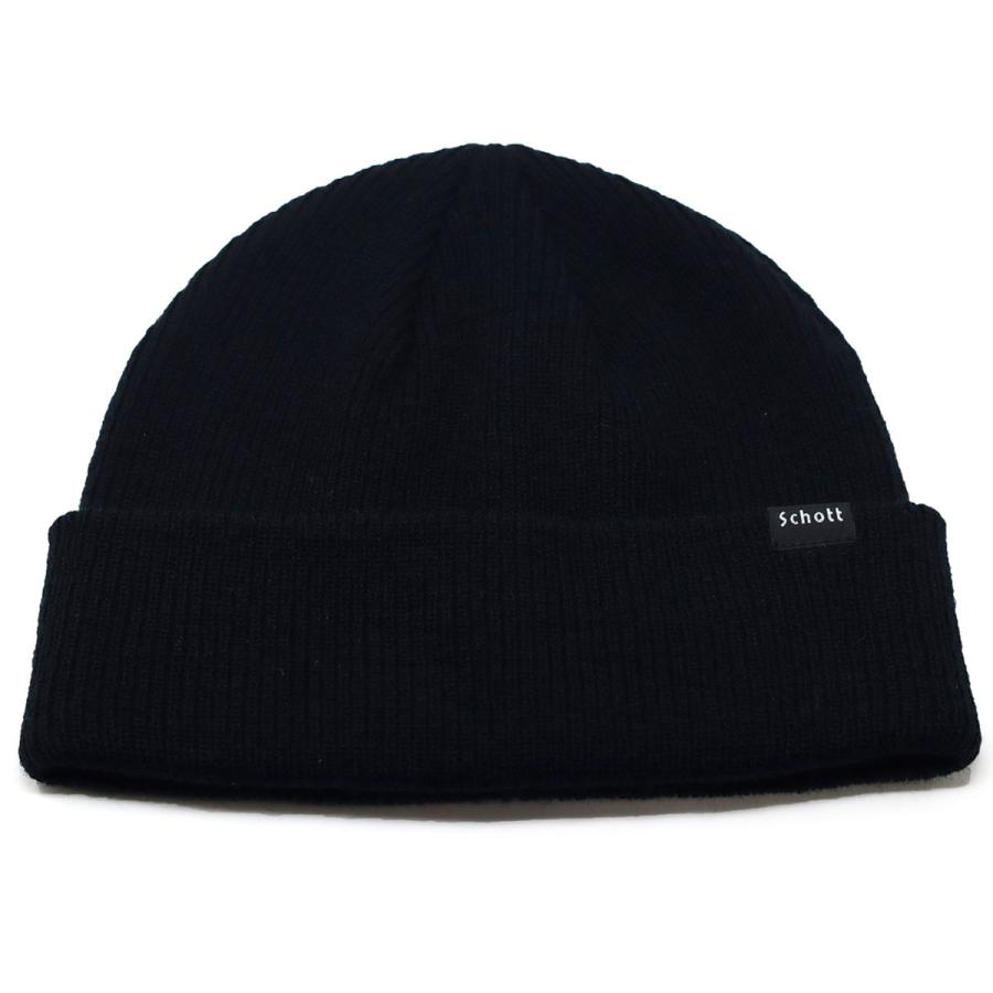 Schott N.Y.C（ショット） アクリル ニット ニット帽 メンズ ニット