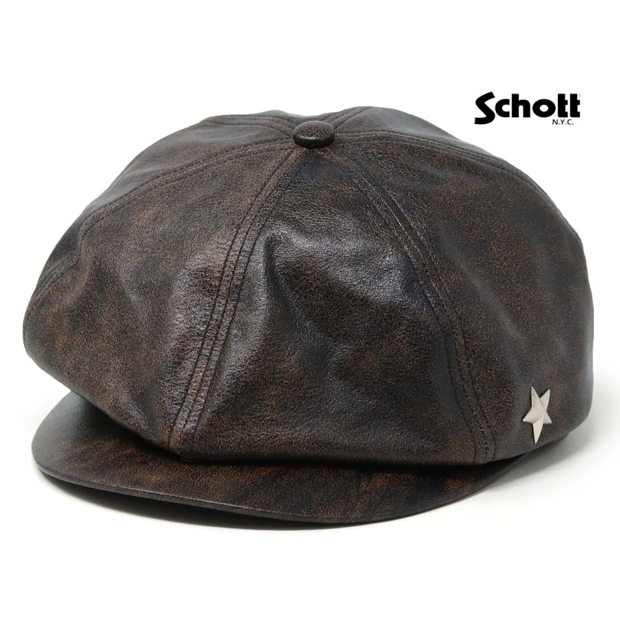 美品　Schott レザー キャップ キャスケット 楽天市場】【ポイント10倍】 ショット 正規取り扱い店 Schott