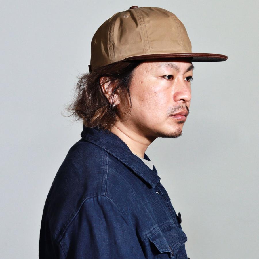 Schott N.Y.C（ショット） キャップ メンズ パラフィン レザー 牛革 高