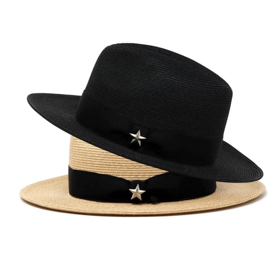 Schott ハット 58 ブラック　ウール　ワンスター Schott N.Y.C（ショット） Schott ラフィアハット メンズ 中折れハット