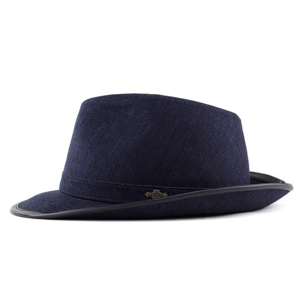 stetson 帽子 ヴィンテージ へリンボン 秋冬 ステットソン 中折れハット メンズ  STETSON 日本製 STETSON（ステットソン） 中折れハット メンズ 秋冬 帽子 ヴィンテージ