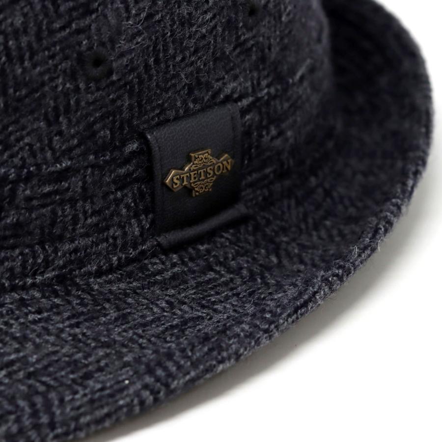 STETSON（ステットソン） メンズ ハット ヘリンボン柄 アルペンハット