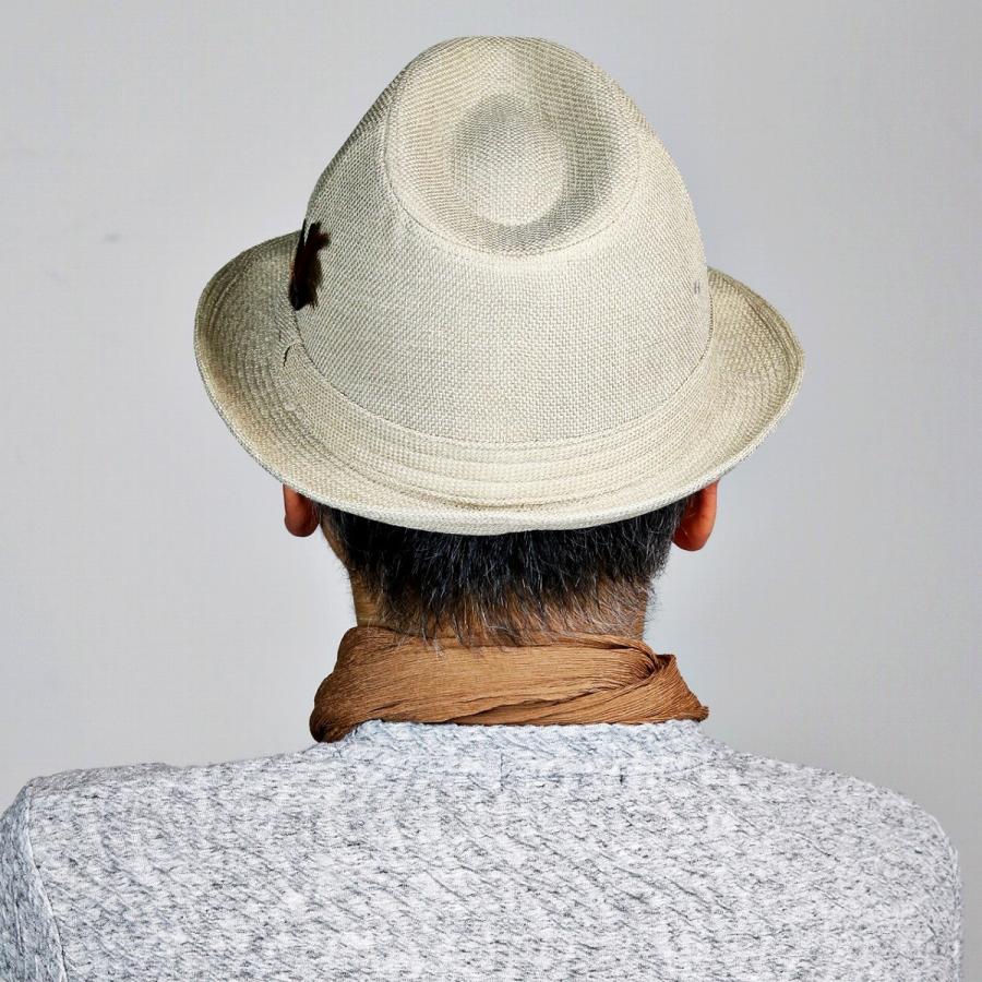 STETSON（ステットソン） ROYAL STETSON 羽根付き 中折れ帽 裏メッシュ