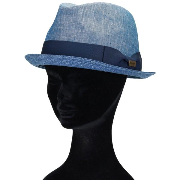STETSON（ステットソン） ロイヤル 春夏 中折れハット リネン