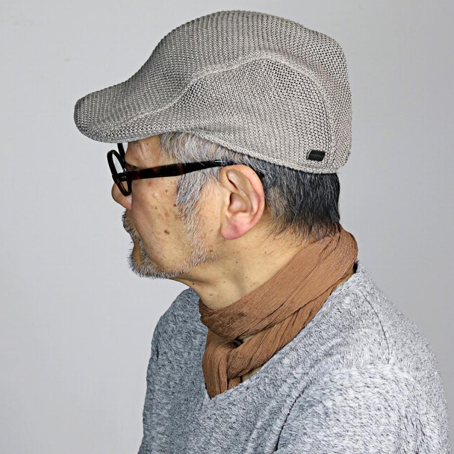 STETSON ハンチング メンズ 春夏 帽子 麻100% ステットソン 日本製 フリーサイズ 大きいサイズ ハンチング帽 無地 麻 ニット 涼しい 通気性 リネン ブランド 灰色 グレー 父の日 ギフト プレゼント 贈り物 春 夏 30代 40代 50代 60代 70代 メンズファッション STETSON（ステットソン） ハンチング ハンチング帽 帽子 メンズ 春夏