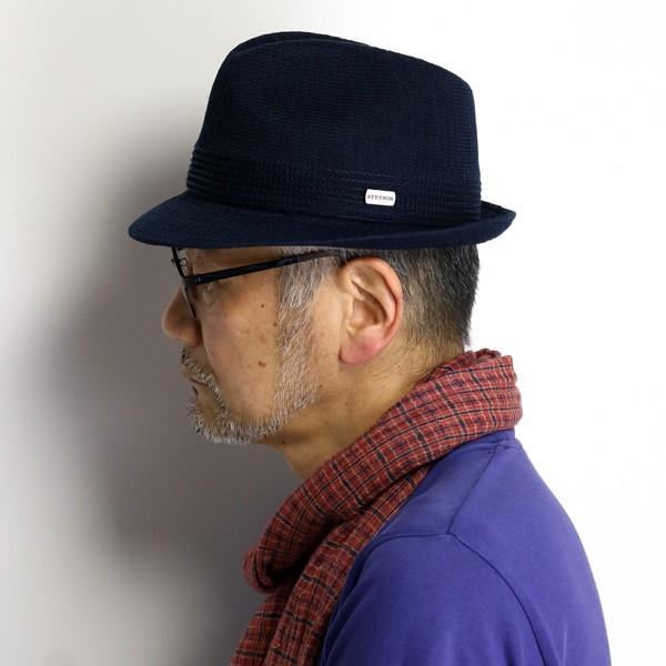 STETSON（ステットソン） 中折れ帽 麻 サーモニット マニッシュ ハット