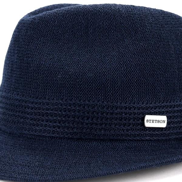 STETSON（ステットソン） 中折れ帽 麻 サーモニット マニッシュ ハット