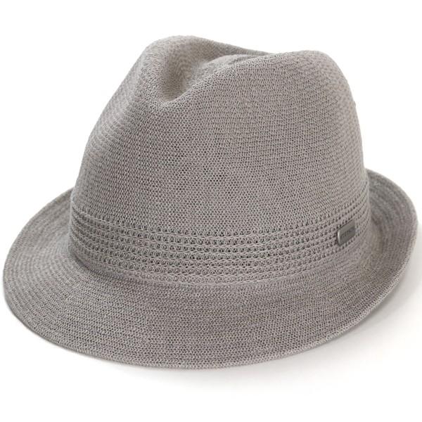 STETSON（ステットソン） リネン 中折れハット サーモニット