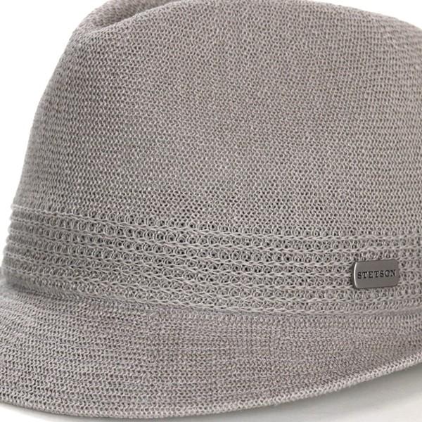 STETSON（ステットソン） リネン 中折れハット サーモニット