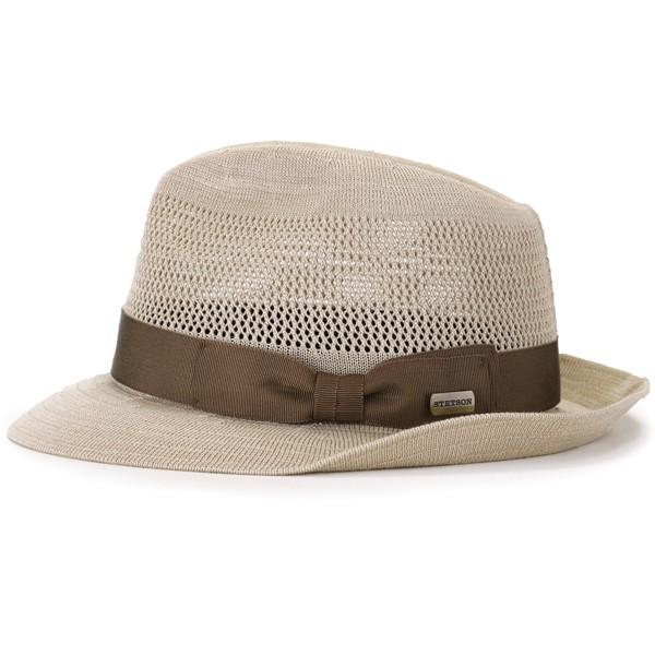 STETSON（ステットソン） 春夏 中折れ メンズ サーモニット シルク混
