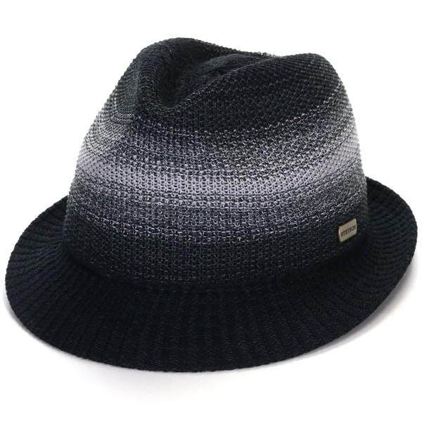 STETSON（ステットソン） 中折れ帽 綿 グラデーション サーモニット