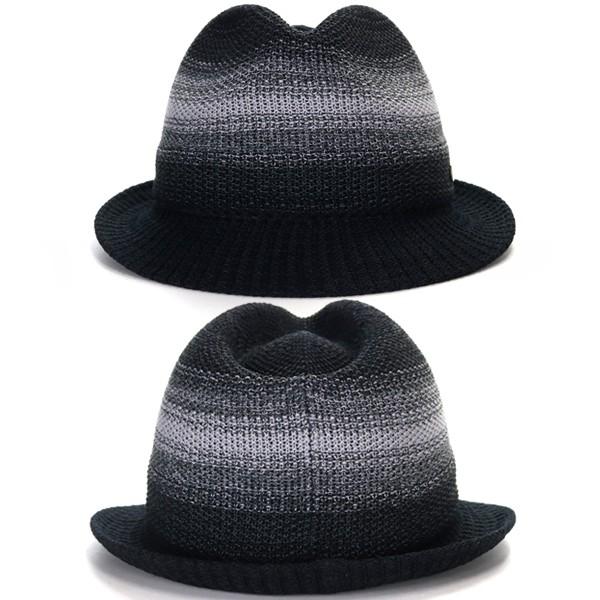 STETSON（ステットソン） 中折れ帽 綿 グラデーション サーモニット