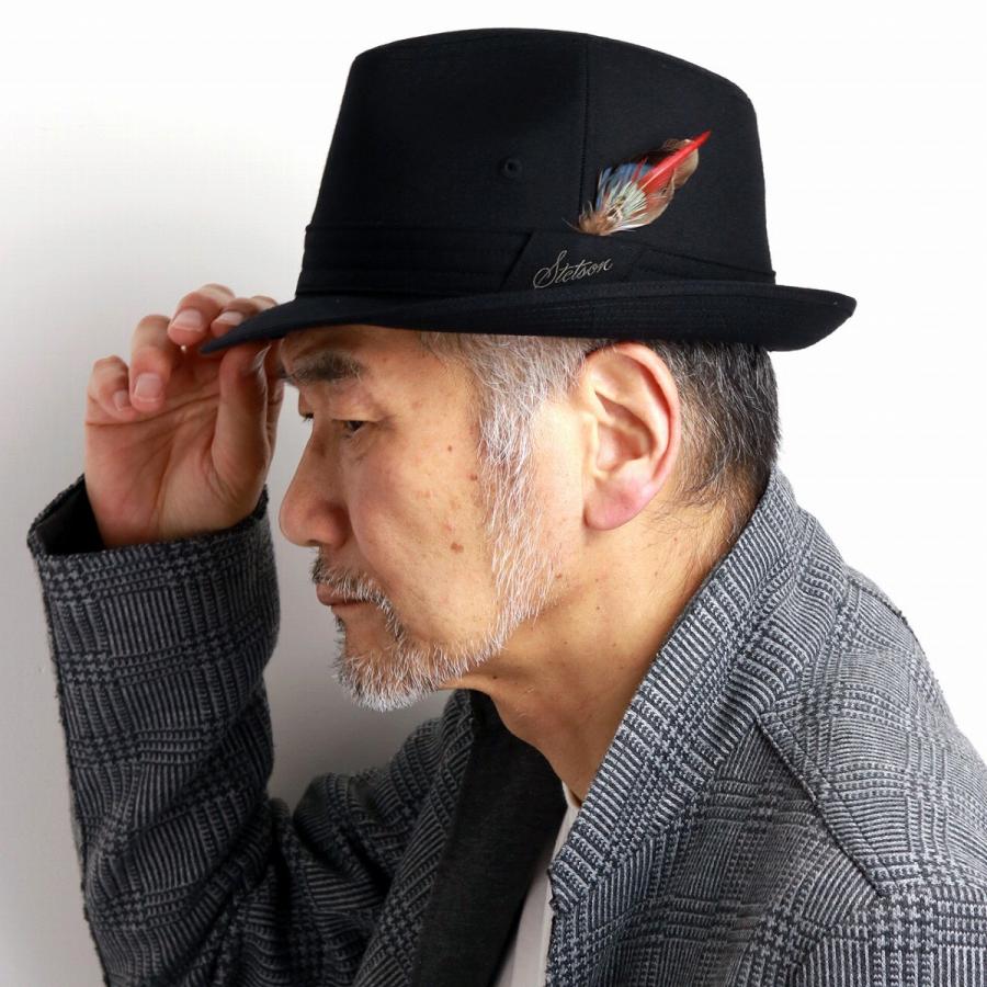 STETSON ハット 中折れ 秋冬 帽子 羽根付き メンズ ステットソン STETSON ハット 中折れ 秋冬 帽子 羽根付き メンズ ステットソン
