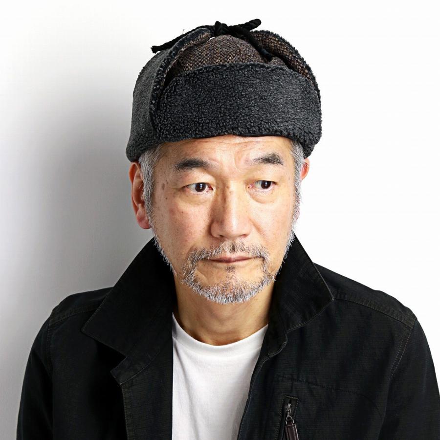 STETSON（ステットソン） ハリスツイード パイロットキャップ 日本製