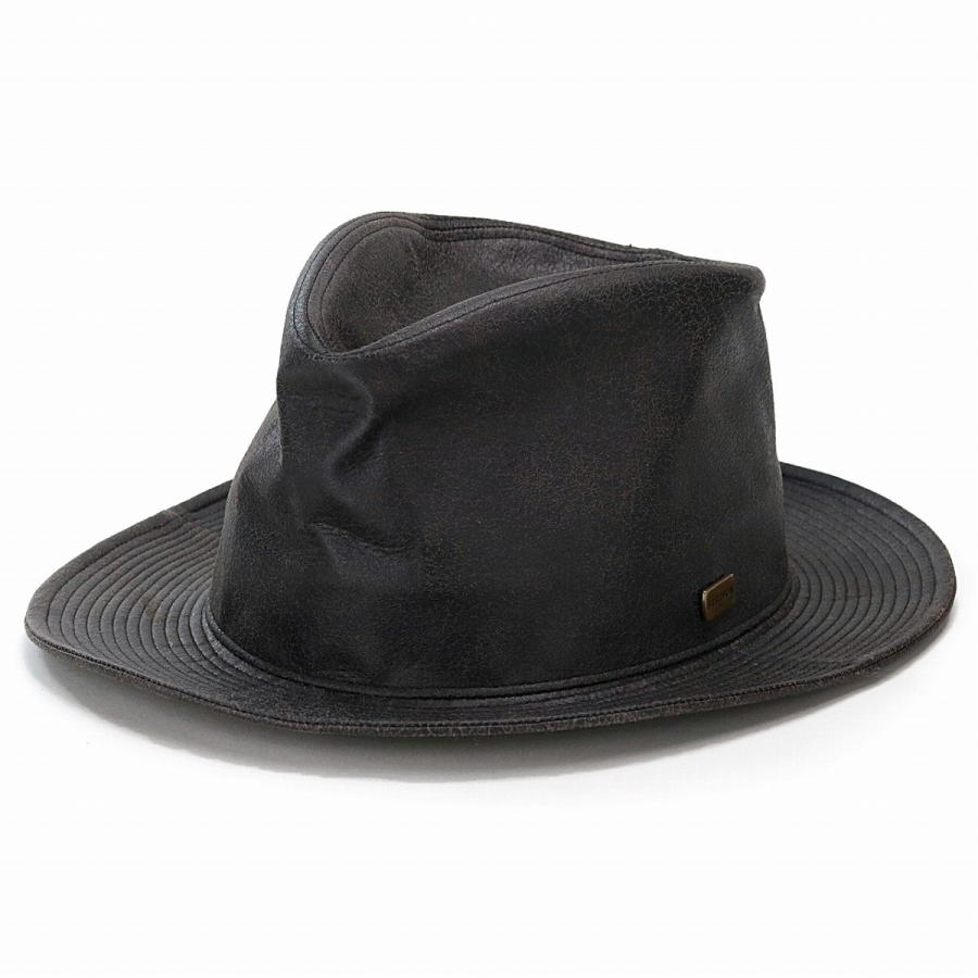 【希少】STETSON ステットソン カウボーイハット レザー製 廃盤モデル 希少】STETSON ステットソン カウボーイハット レザー製 廃盤モデル