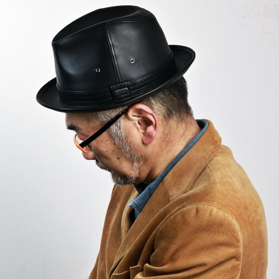 STETSON ゴートスキン 中折れハット BL型 サイズ調整可 ハット STETSON ゴートスキン 中折れハット BL型 サイズ調整可 ハット