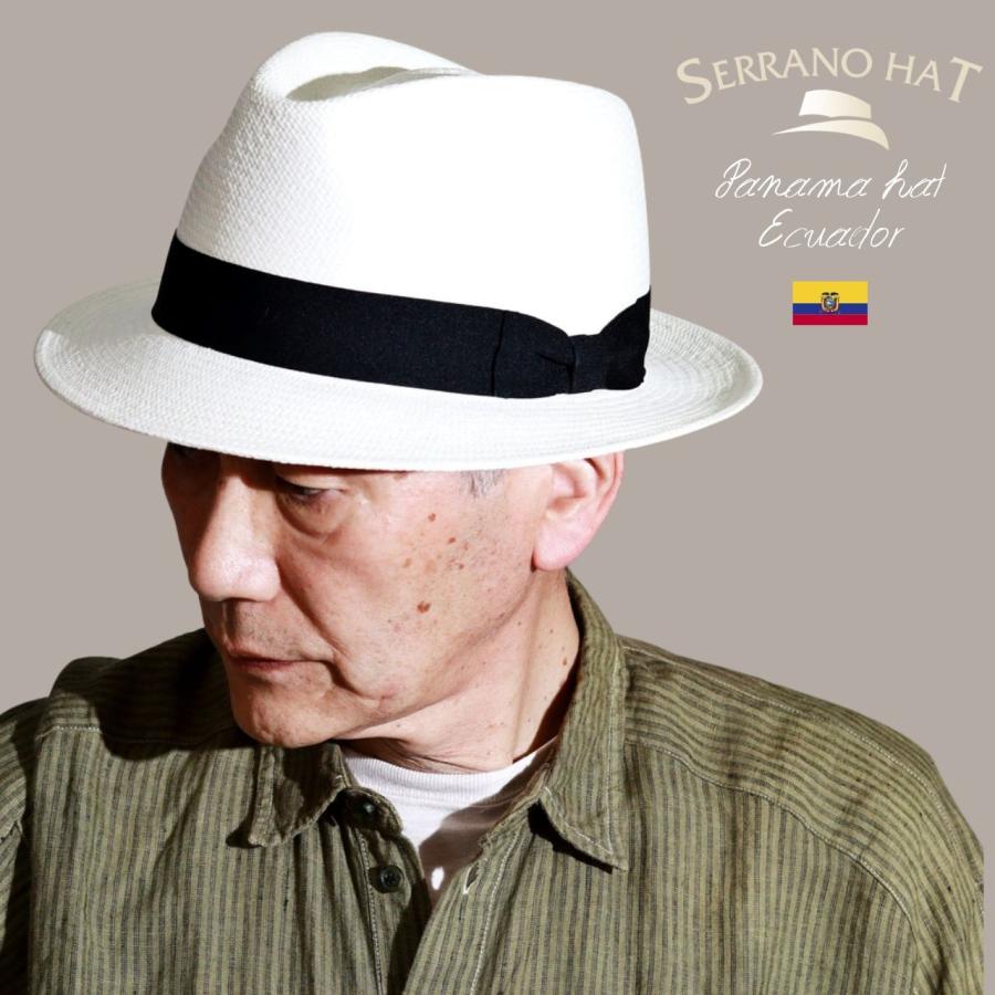 パナマハット 中折れ帽 セラノハット 春夏 メンズハット SERRANO