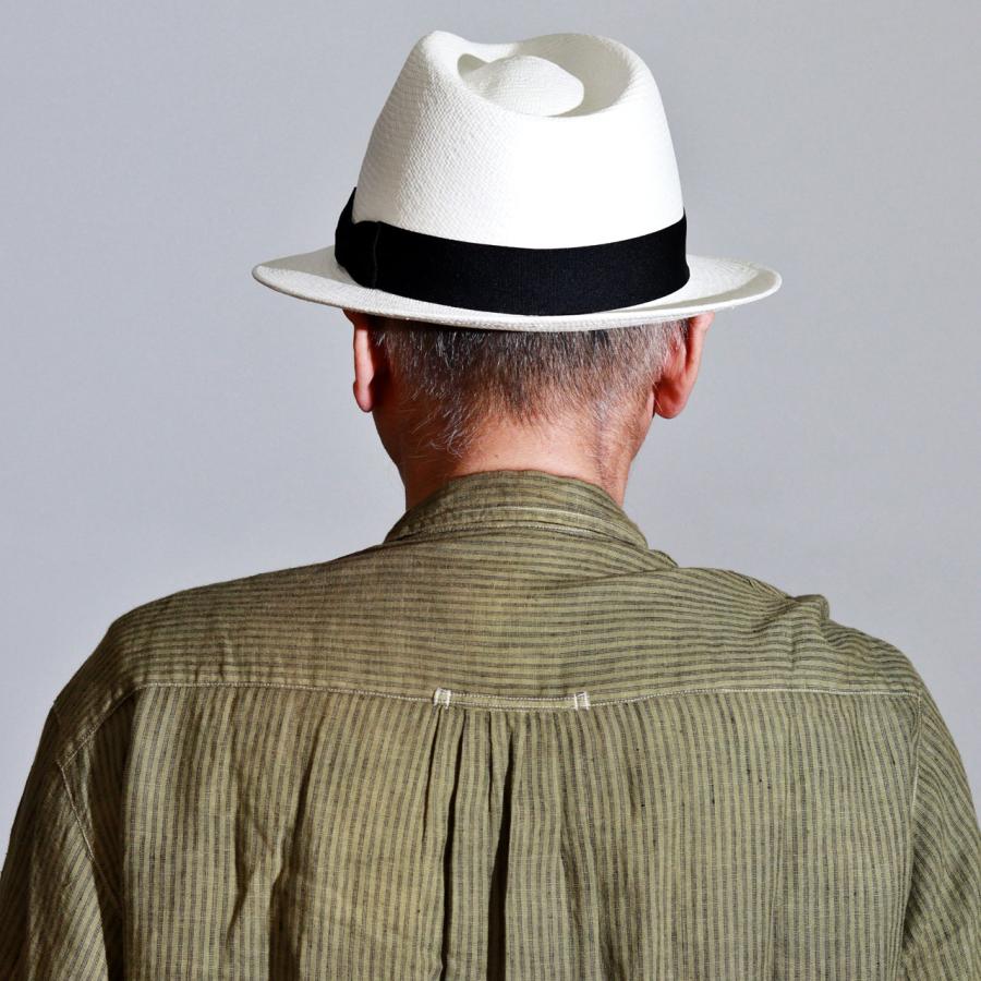 パニッツァ　パナマハット パニッツァ Panizza DORADO 本パナマハット グレー ベージュ