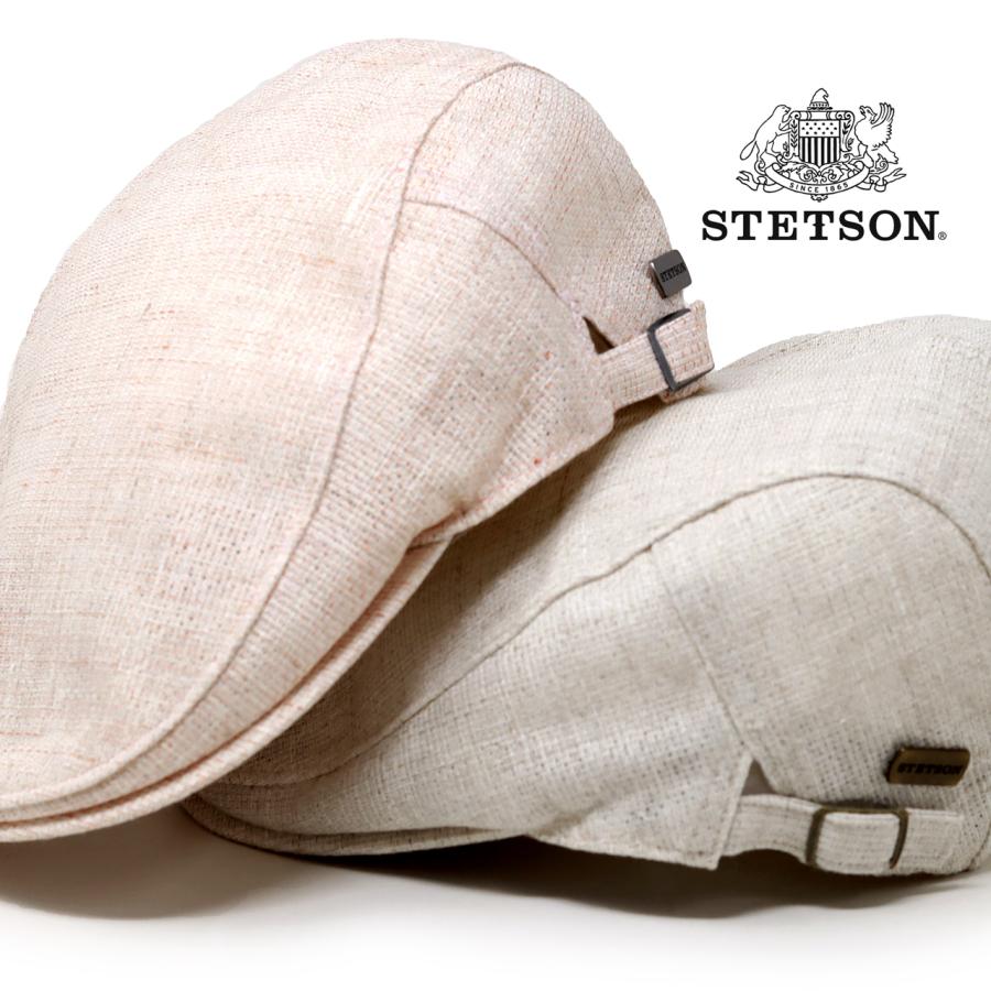 STETSON（ステットソン） ハンチング 麻 リネンシャンブレー
