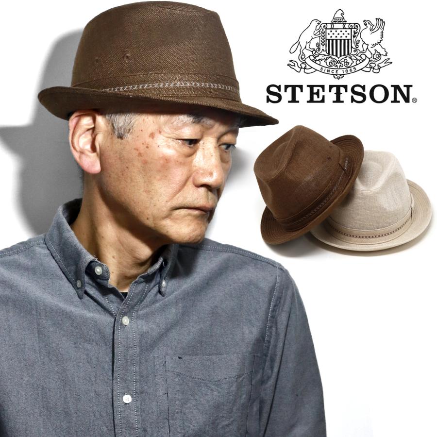 STETSON ステットソン ハット メンズ リネンガーゼ stetson 春夏 STETSON ステットソン ハット メンズ リネンガーゼ stetson 春夏