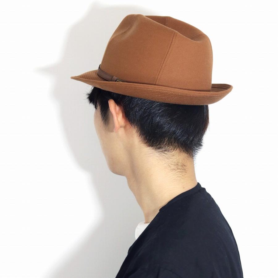 ハット メンズ ステットソン 綿100% 日本製 ブランド  STETSON 中折れハット フレンチダック 国 STETSON（ステットソン） ハット メンズ 綿100% 日本製 ブランド ROYAL