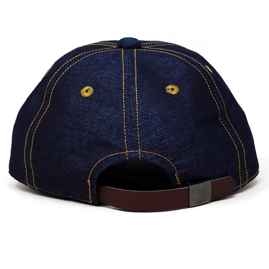 BEEDEN デニム スタッズ キャップ 帽子 ネイビー STETSON（ステットソン） キャップ デニム キャップ 春夏 帽子 紳士