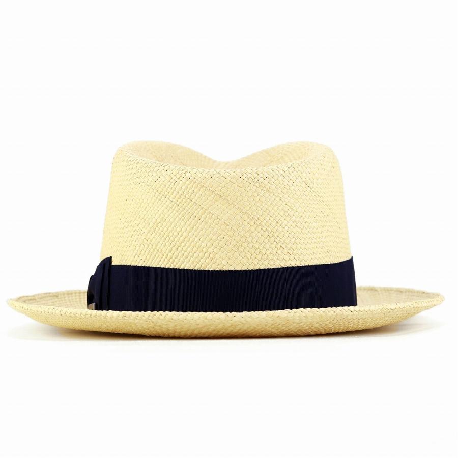 ステットソン パナマハット 帽子 夏 ブランド ハット STETSON パナマ帽 ネイビーリボン｜elehelm-hatstore｜04