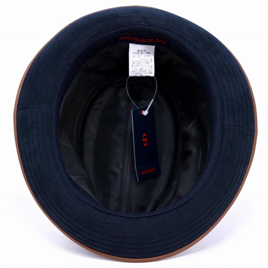 STETSON（ステットソン） 中折れハット メンズ 折りたためる 帽子 牛革