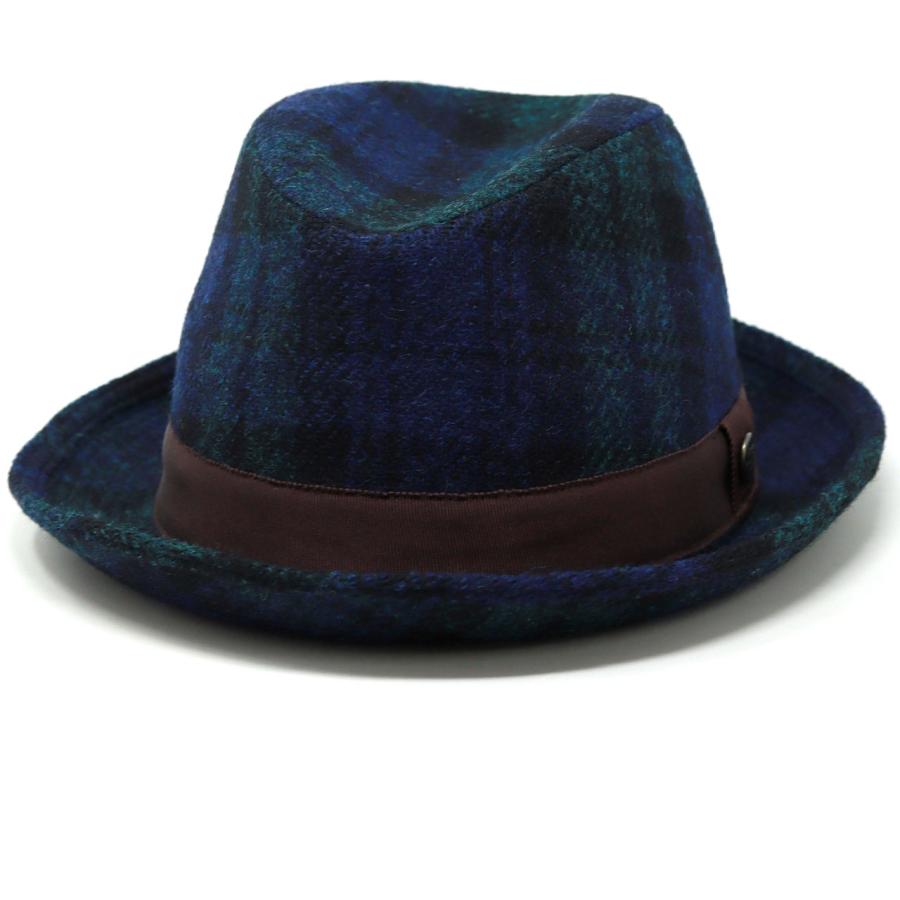 STETSON（ステットソン） ハット メンズ 秋冬 チェック柄 ツイード