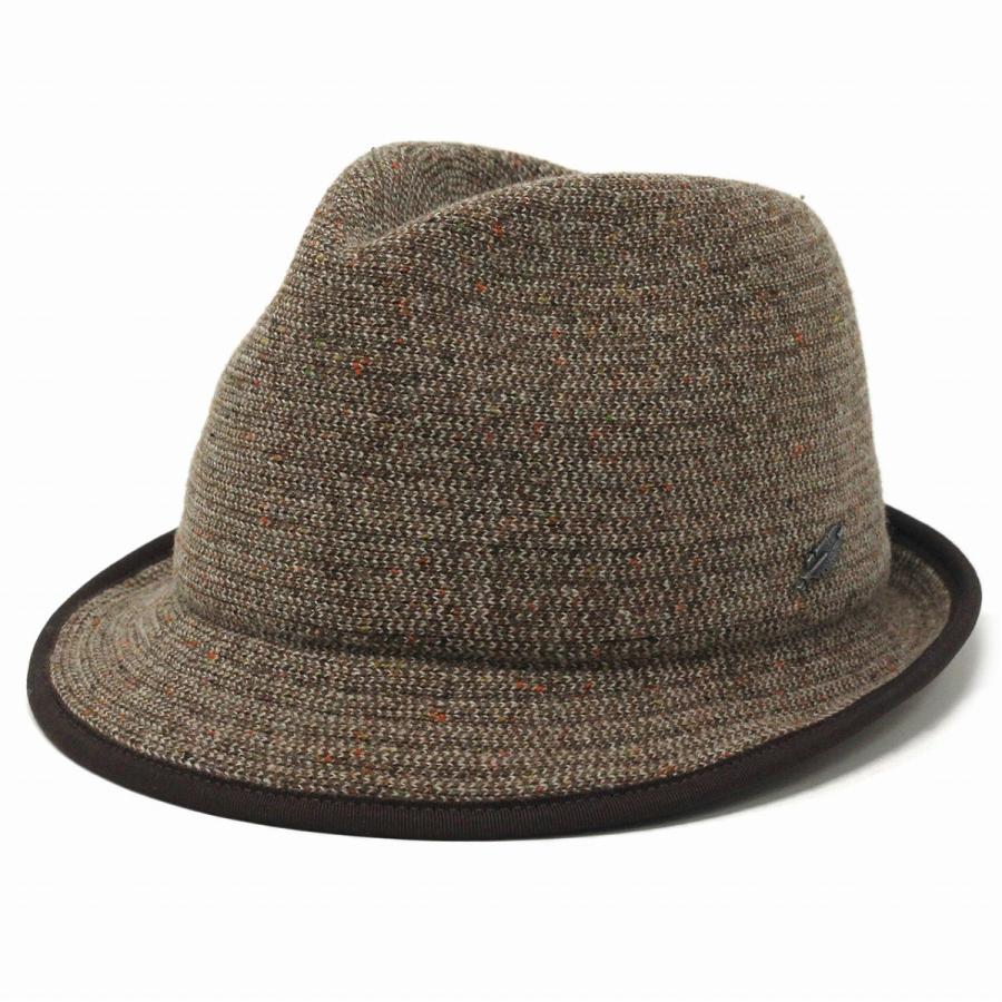 STETSON（ステットソン） アメリカ 中折れハット ニット ネップ 生地