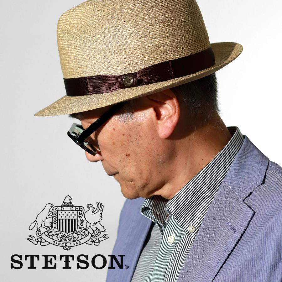 STETSON ステットソン ハット メンズ マニラ麻 細ブレード STETSON ステットソン ハット メンズ マニラ麻 細ブレード