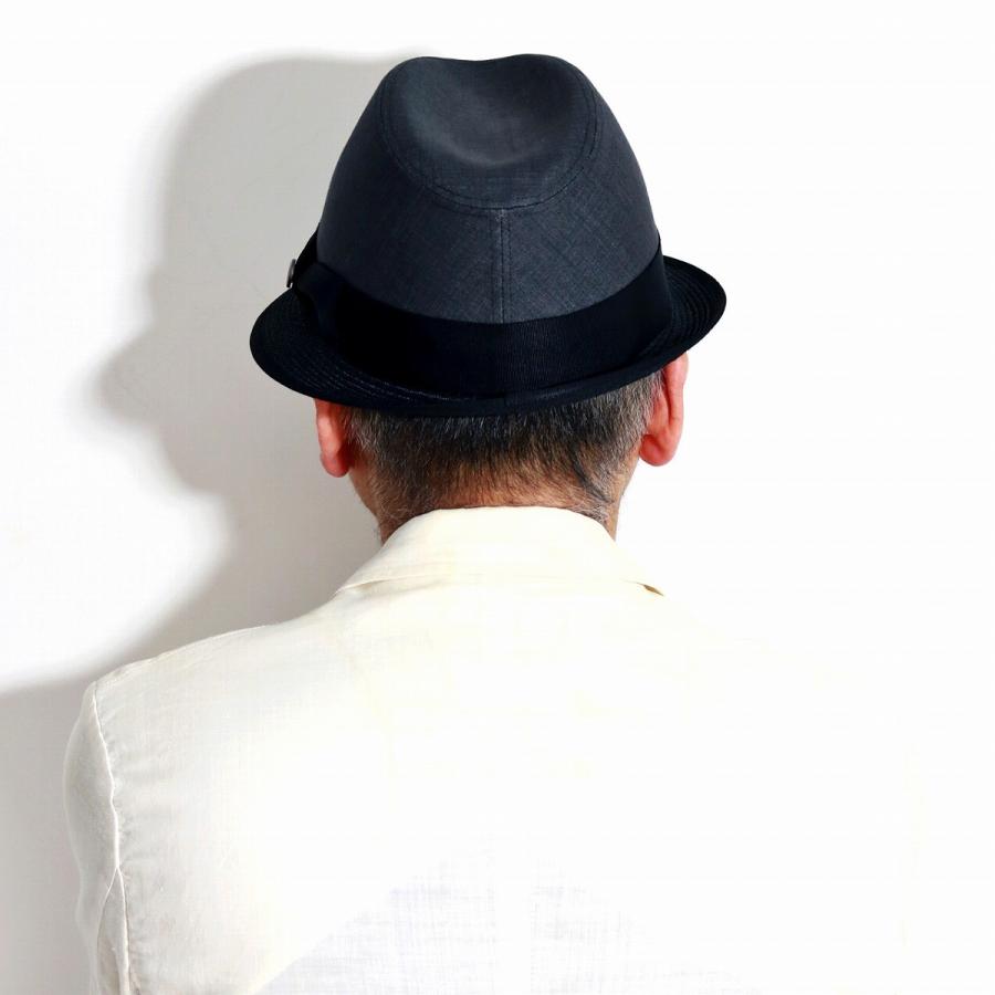 STETSON 中折れハット 春 夏 麻 ハット 日本製 ロイヤル ステットソン 