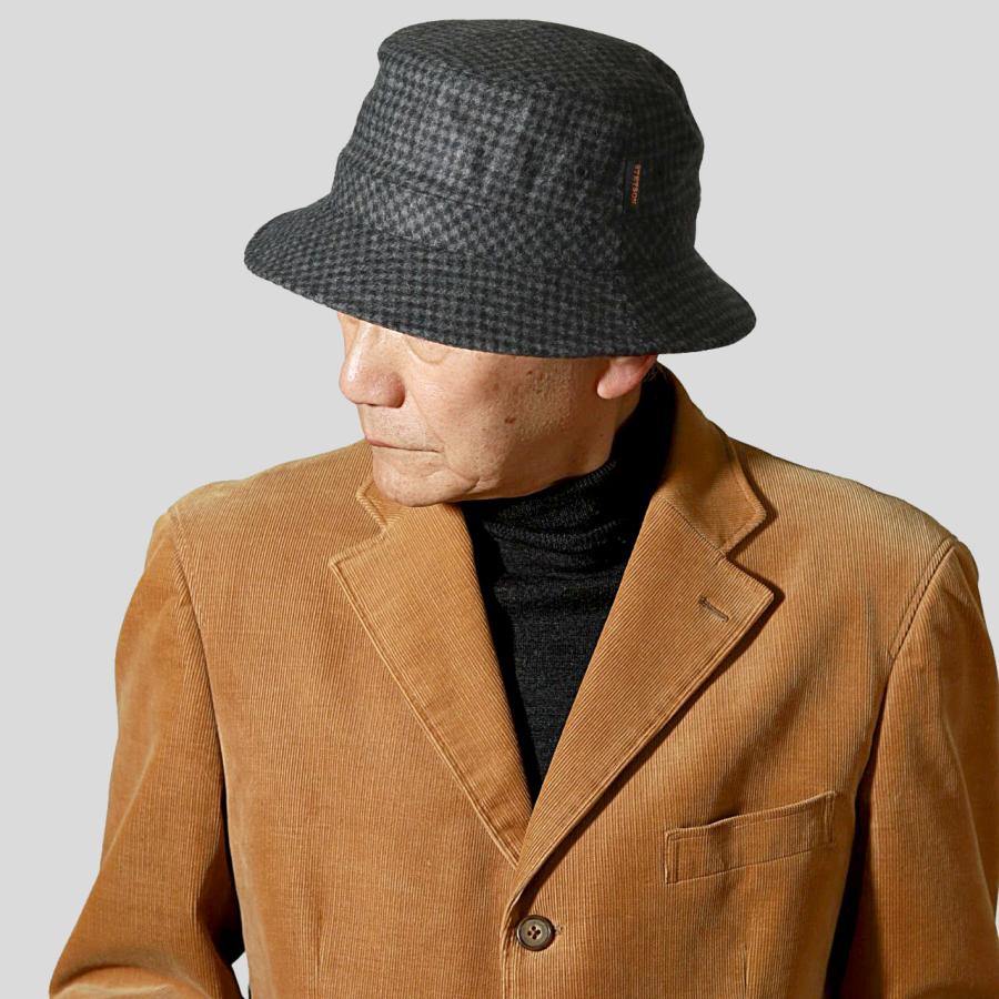 STETSON（ステットソン） サハリハット ツイード 帽子 ブランド メンズ