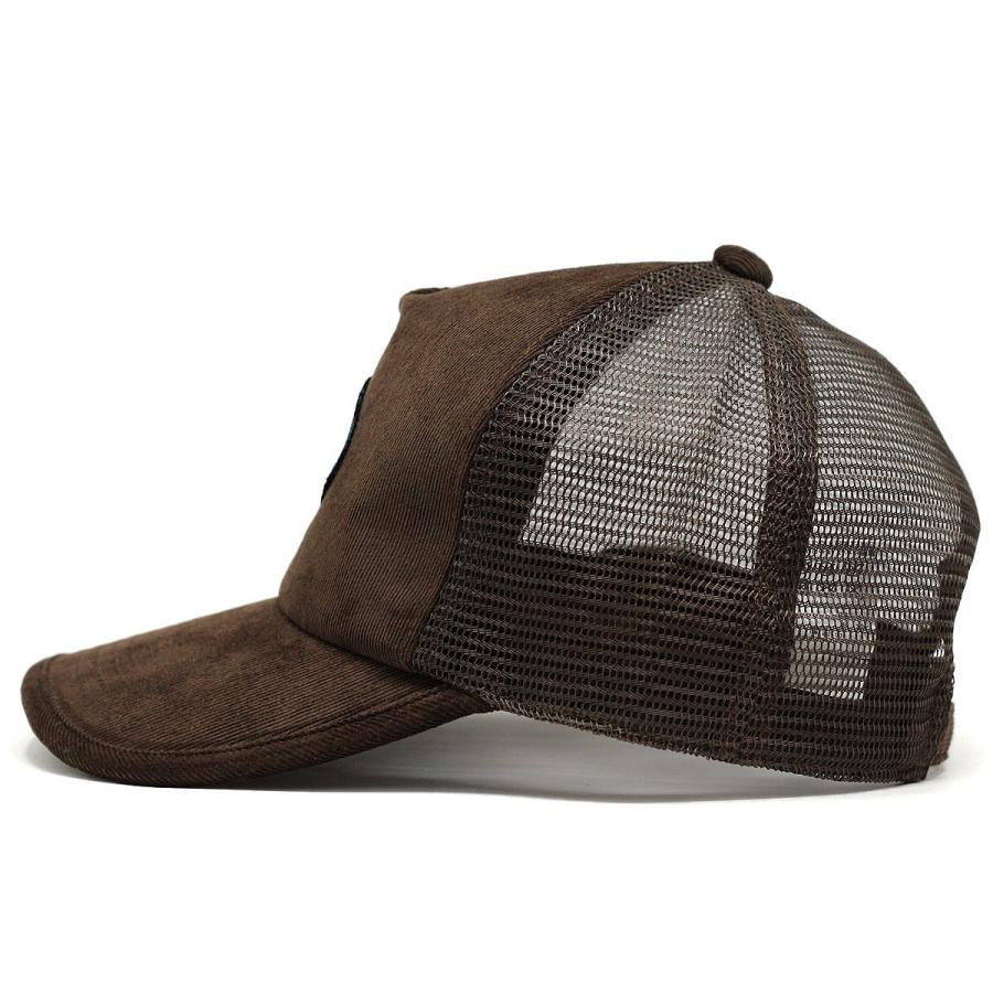 STETSON（ステットソン） メッシュキャップ 茶色 ワッペン キャップ