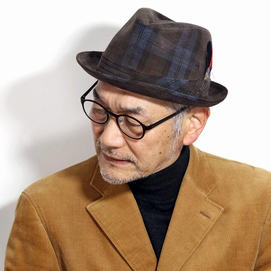 STETSON（ステットソン） 中折れハット チェック柄 STETSONアメリカ