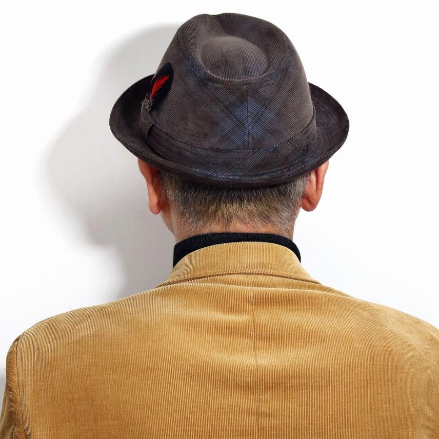 STETSON（ステットソン） 中折れハット チェック柄 STETSONアメリカ