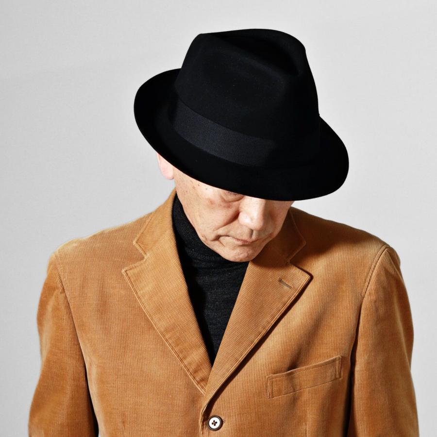 STETSON 中折れハット フェルト 帽子 高級 秋冬 ステットソン