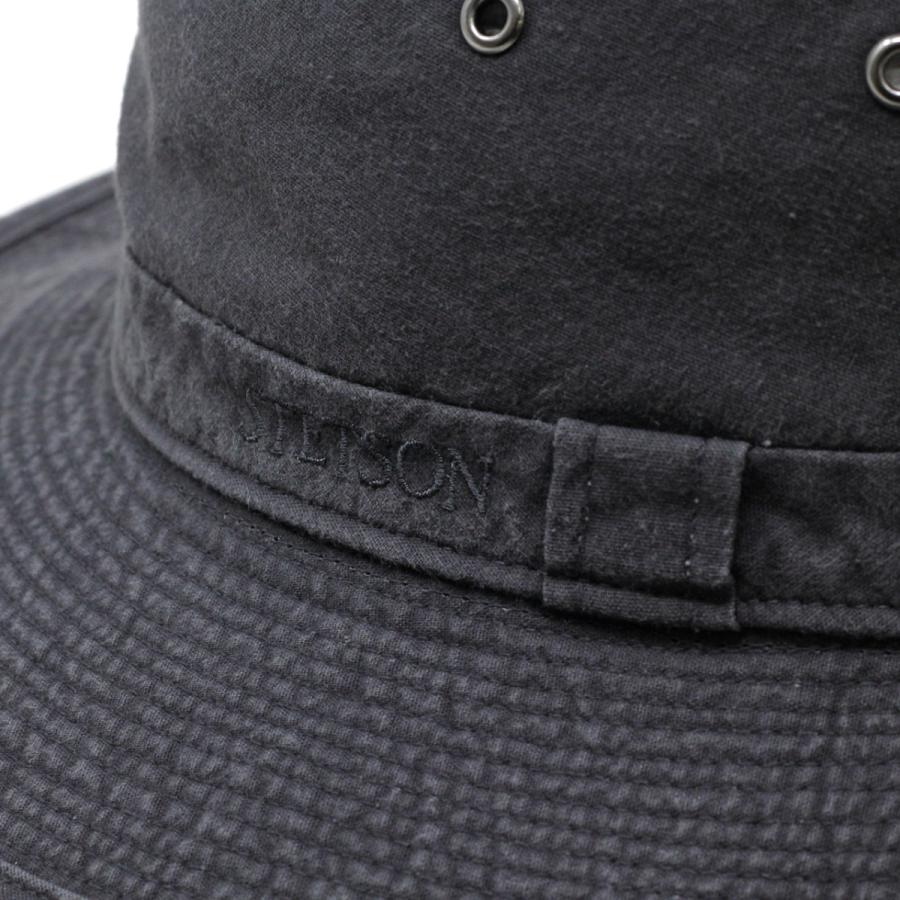 サファリハット メンズ 中折れハット 柔らかい STETSON ステットソン 帽子 アウトドア 綿 コットン100% ソフトハット シーチング
