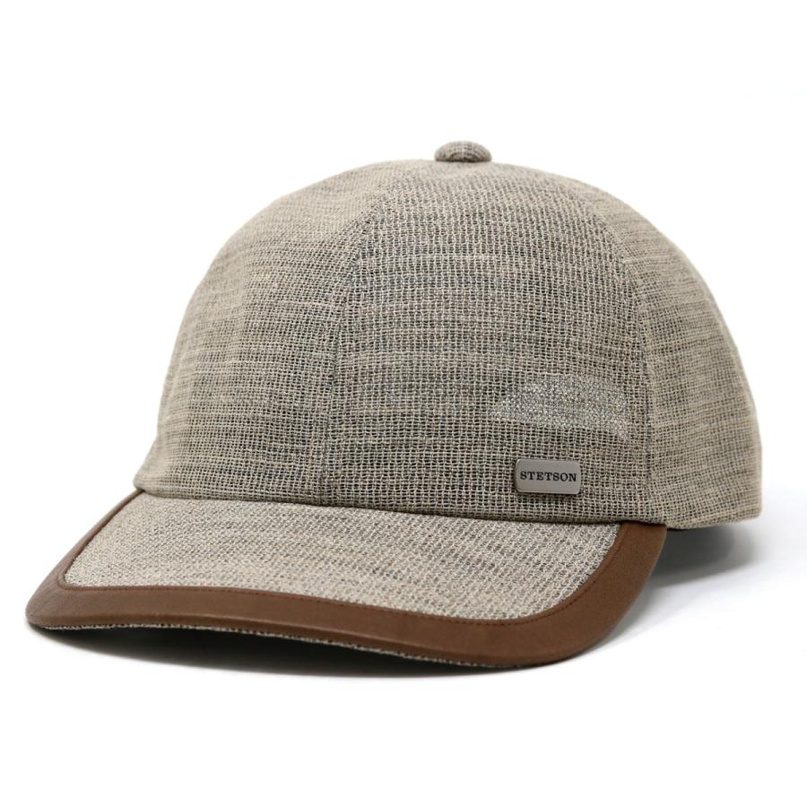 STETSON ステットソン キャップ メンズ 帽子 春夏 カラミメッシュ キャップ 涼しい ウォッシャブルレザー 日本製 手洗い可 M L LL サイズ調整可 生成 ベージュ [ cap ] 父の日 ギフト プレゼント ラッピング ギフト包装無料 送料無料 敬老の日 STETSON（ステットソン） キャップ メンズ 帽子 春夏 カラミメッシュ