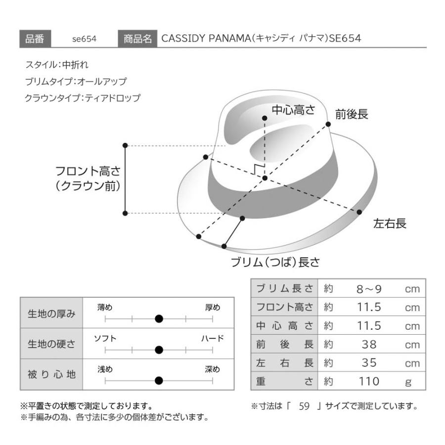 STETSON パナマハット CASSIDY PANAMA パナマ  ステットソン トキヤ草 ハット パナマ帽 メンズ 高級 ハット ワイドブリム 帽子 中折れ帽子 高級の画像