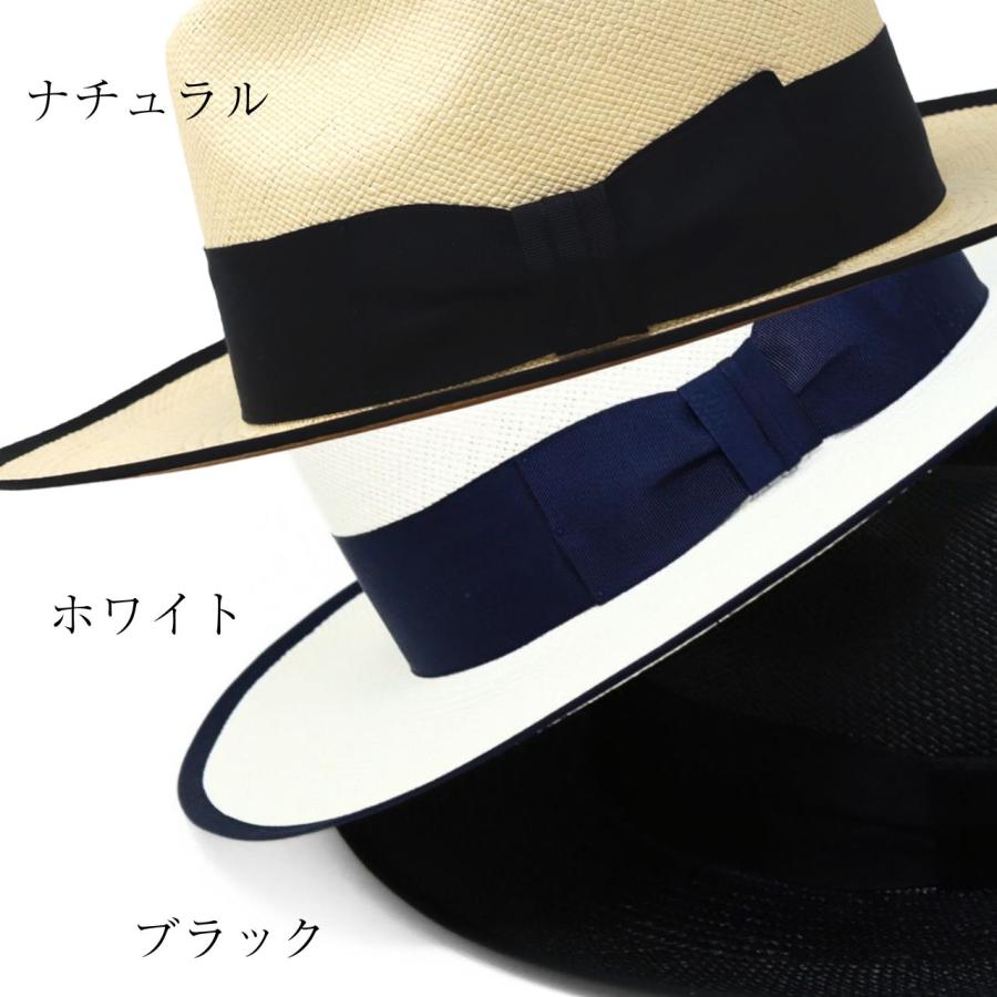 STETSON パナマ ハット ステットソン 黒 メンズ 帽子 トキヤ草