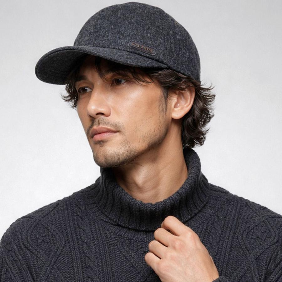 STETSON（ステットソン） ウール キャップ メンズ イヤーマフ