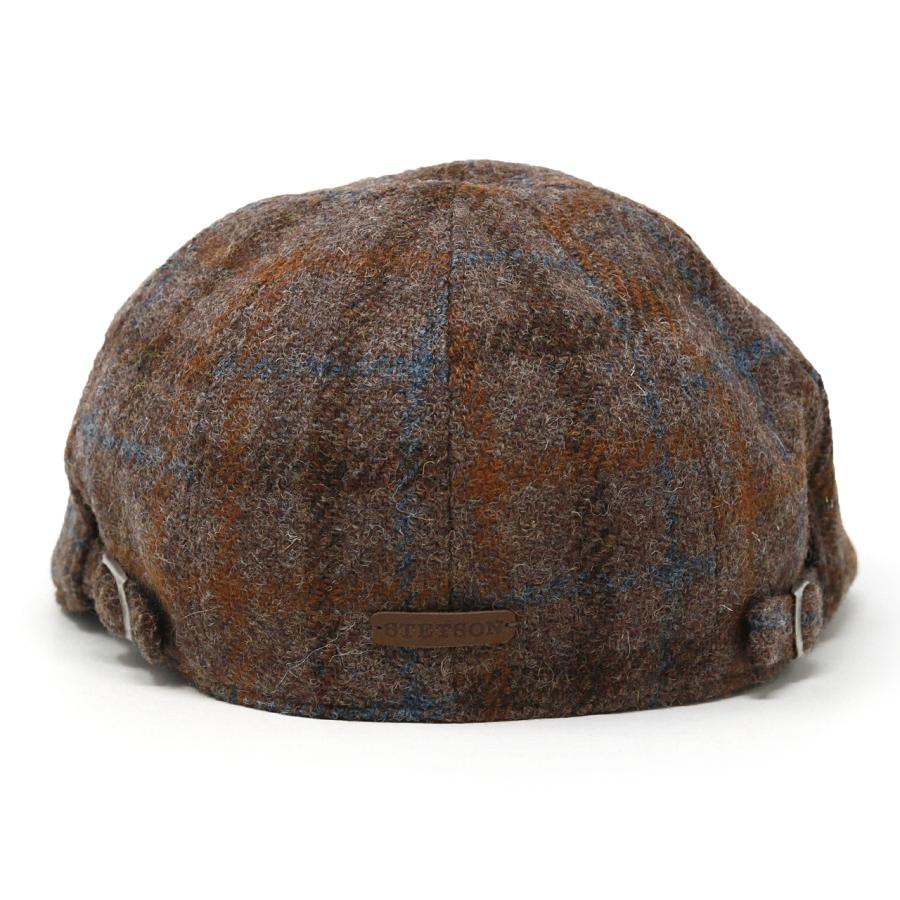 ステットソン ハンチング チェック柄 大きいサイズ Lサイズ LLサイズ stetson 帽子 つば羊皮 8方 STETSON（ステットソン） ハンチング ハンチング帽 メンズ ウール 帽子